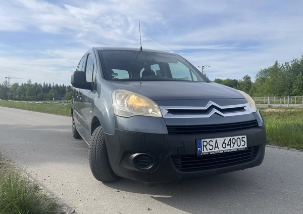 Citroen Berlingo cena 18999 przebieg: 250000, rok produkcji 2008 z Zagórz małe 79